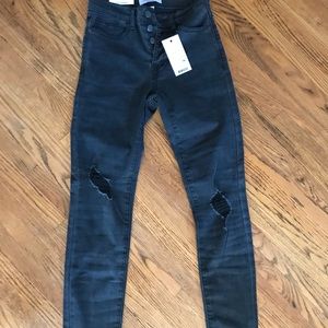 Judy Blue Jeans distressed black size 1/25